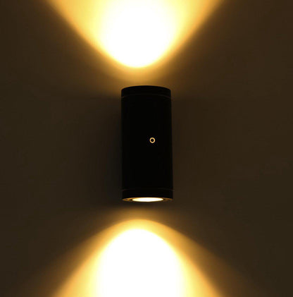 LED's Light Up & Down LED Buitenlamp met Dag/Nacht sensor - IP44 waterdicht - GU10 fitting - Model Venezia - Antraciet