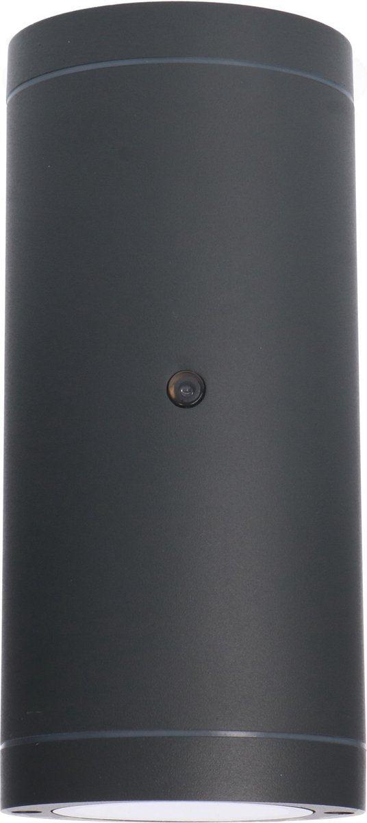 LED's Light Up & Down LED Buitenlamp met Dag/Nacht sensor - IP44 waterdicht - GU10 fitting - Model Venezia - Antraciet