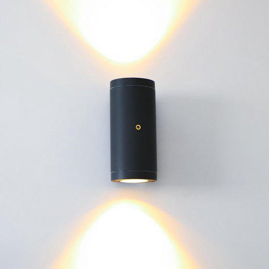 LED's Light Up & Down LED Buitenlamp met Dag/Nacht sensor - IP44 waterdicht - GU10 fitting - Model Venezia - Antraciet