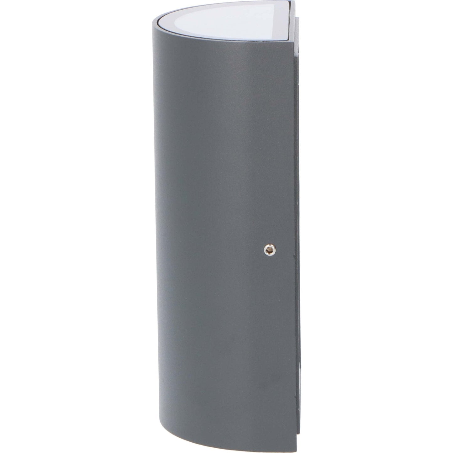 LED's Light LED Muurlamp Buiten - Halve cilinder met 2 lichtpunten - Model Siena - IP44 - Antraciet