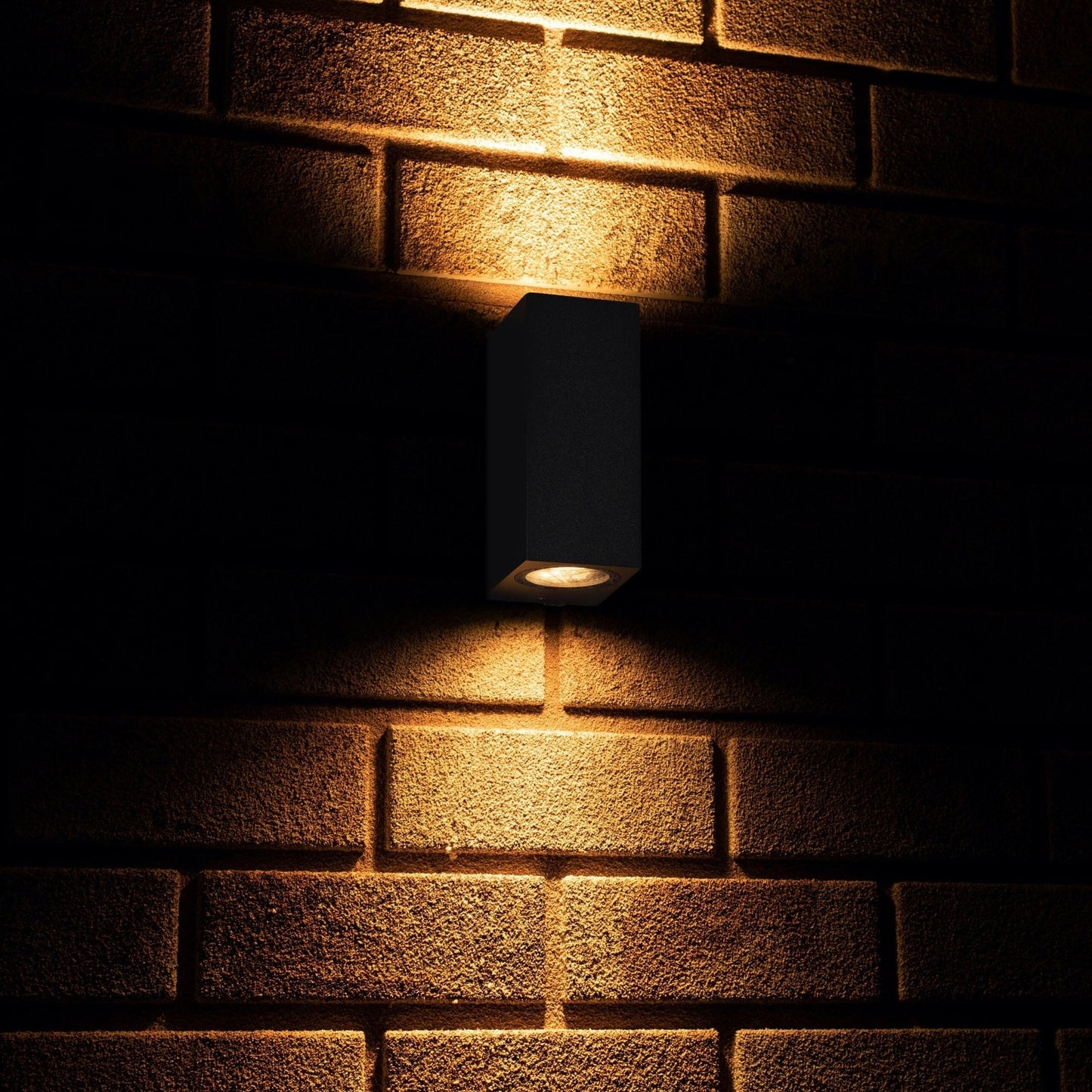 NØRD Up&Down - LED's Light LED Buitenlamp met GU10 fitting - Rechthoek - IP44 - Antraciet - Model Milaan
