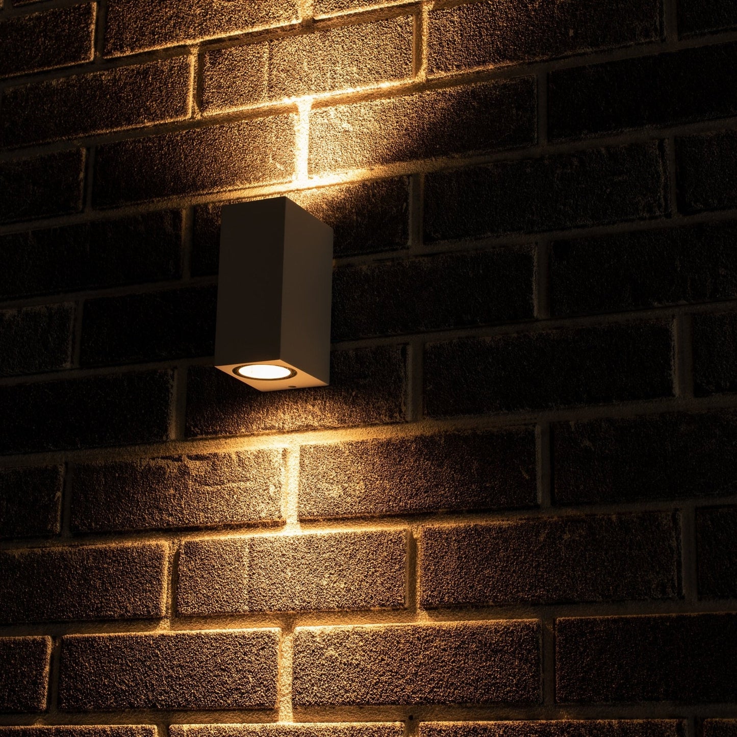 NØRD Up&Down - LED's Light LED Buitenlamp met GU10 fitting - Rechthoek - IP44 - Wit - Model Milaan