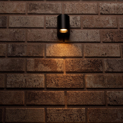 LED's Light LED Wandlamp buiten met GU10 fitting - Rond - Model San Marino - IP44 - Zwart