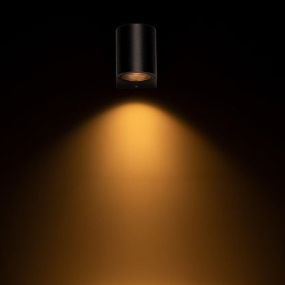 LED's Light LED Wandlamp buiten met GU10 fitting - Rond - Model San Marino - IP44 - Zwart