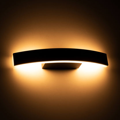 LED's Light Wandlamp Buiten - Model Todi - Draaibaar - Rondom warm wit licht - IP54 - Antraciet