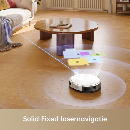 MOVA DREAME Mova M1 - Robotstofzuiger en dweil - 4500 Pa - 300 ml - Wit -