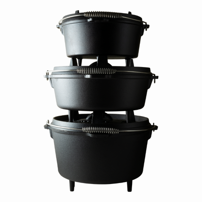 The Windmill Dutch Oven 9 quarts Met Pootjes Vuur & Rook