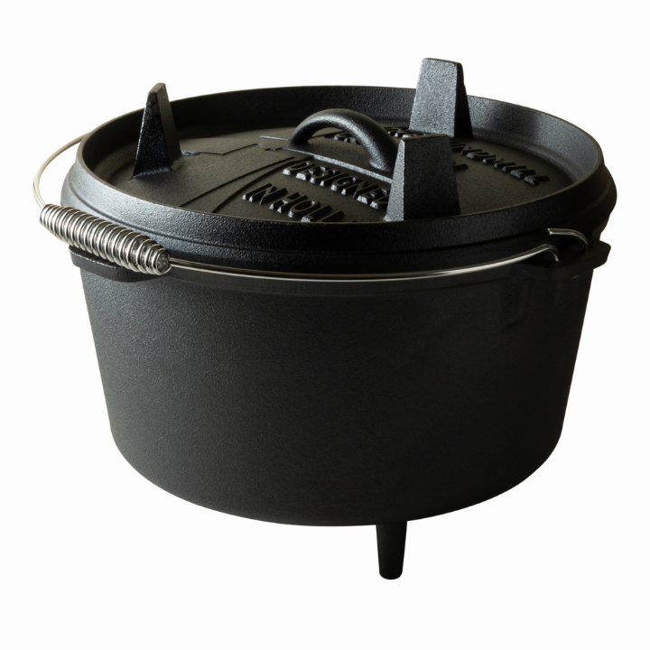 The Windmill Dutch Oven 9 quarts Met Pootjes Vuur & Rook