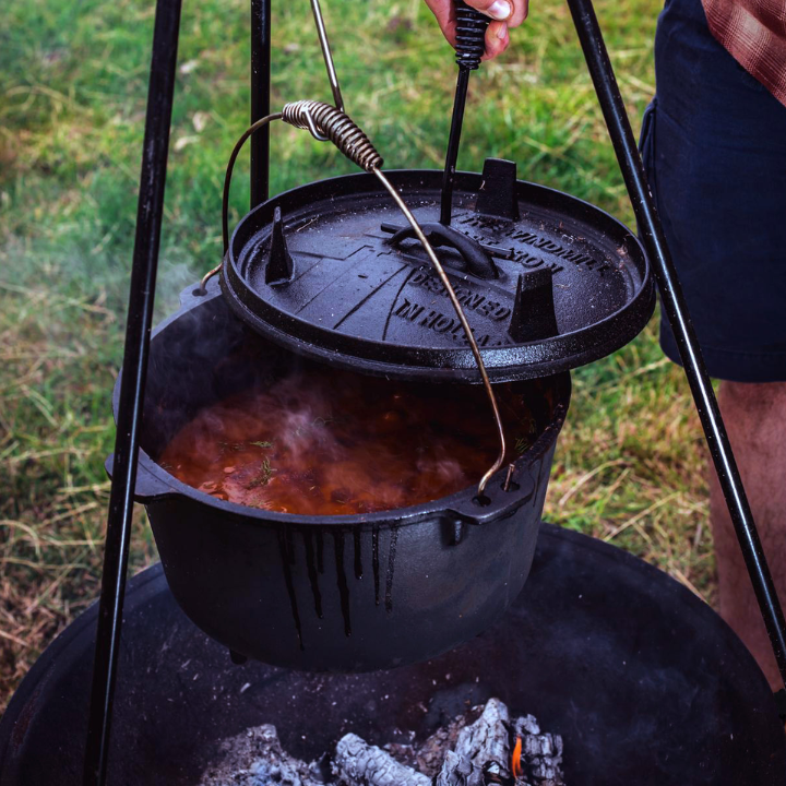 The Windmill Dutch Oven 9 quarts Met Pootjes Vuur & Rook