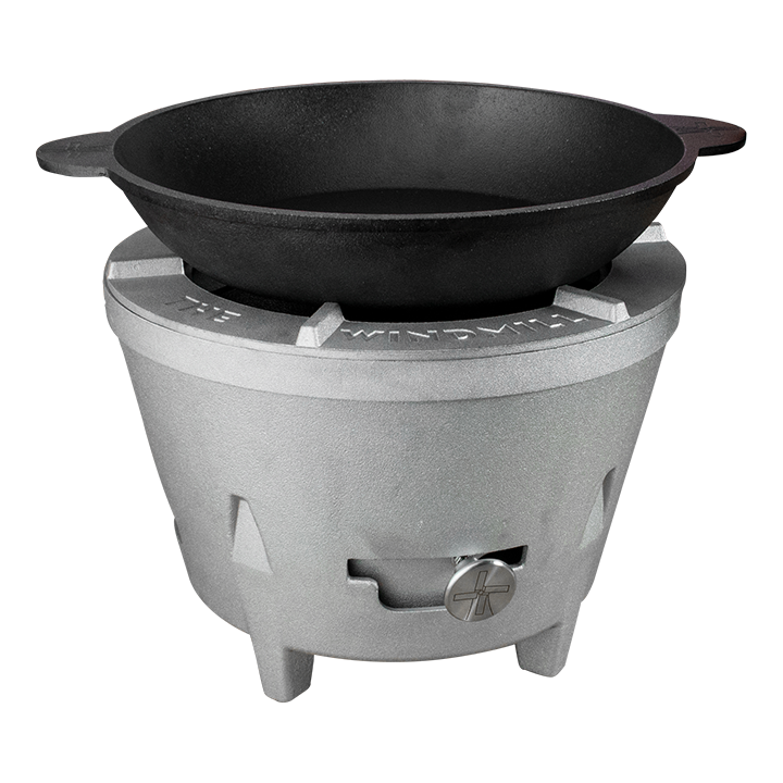 The Windmill Cast Iron Paella Pan / Sauteerpan Vuur & Rook