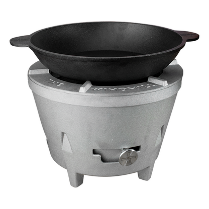 The Windmill Cast Iron Paella Pan / Sauteerpan Vuur & Rook