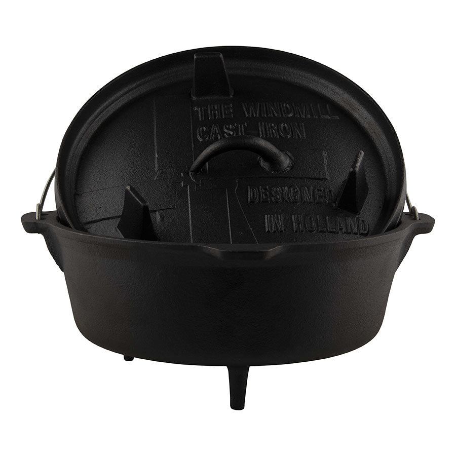 The Windmill Dutch Oven 6 quarts Met Pootjes Vuur & Rook