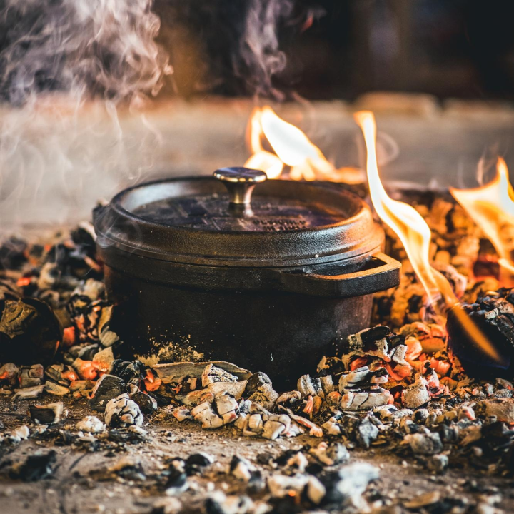 The Windmill Gietijzeren BBQ Pan L Vuur & Rook