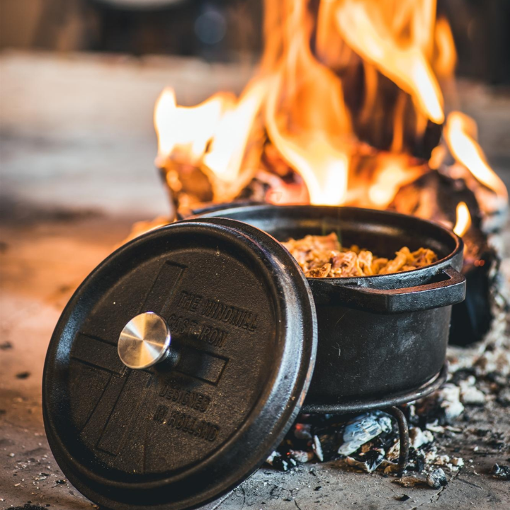 The Windmill Gietijzeren BBQ Pan L Vuur & Rook