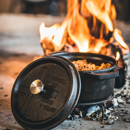 The Windmill Gietijzeren BBQ Pan L Vuur & Rook