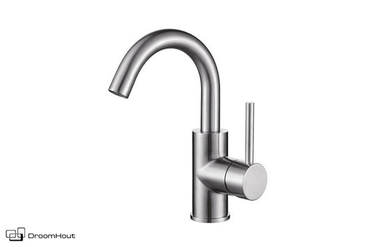 Wastafelmengkraan RVS DroomHout