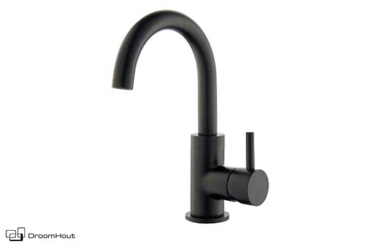 Wastafelmengkraan mat zwart DroomHout