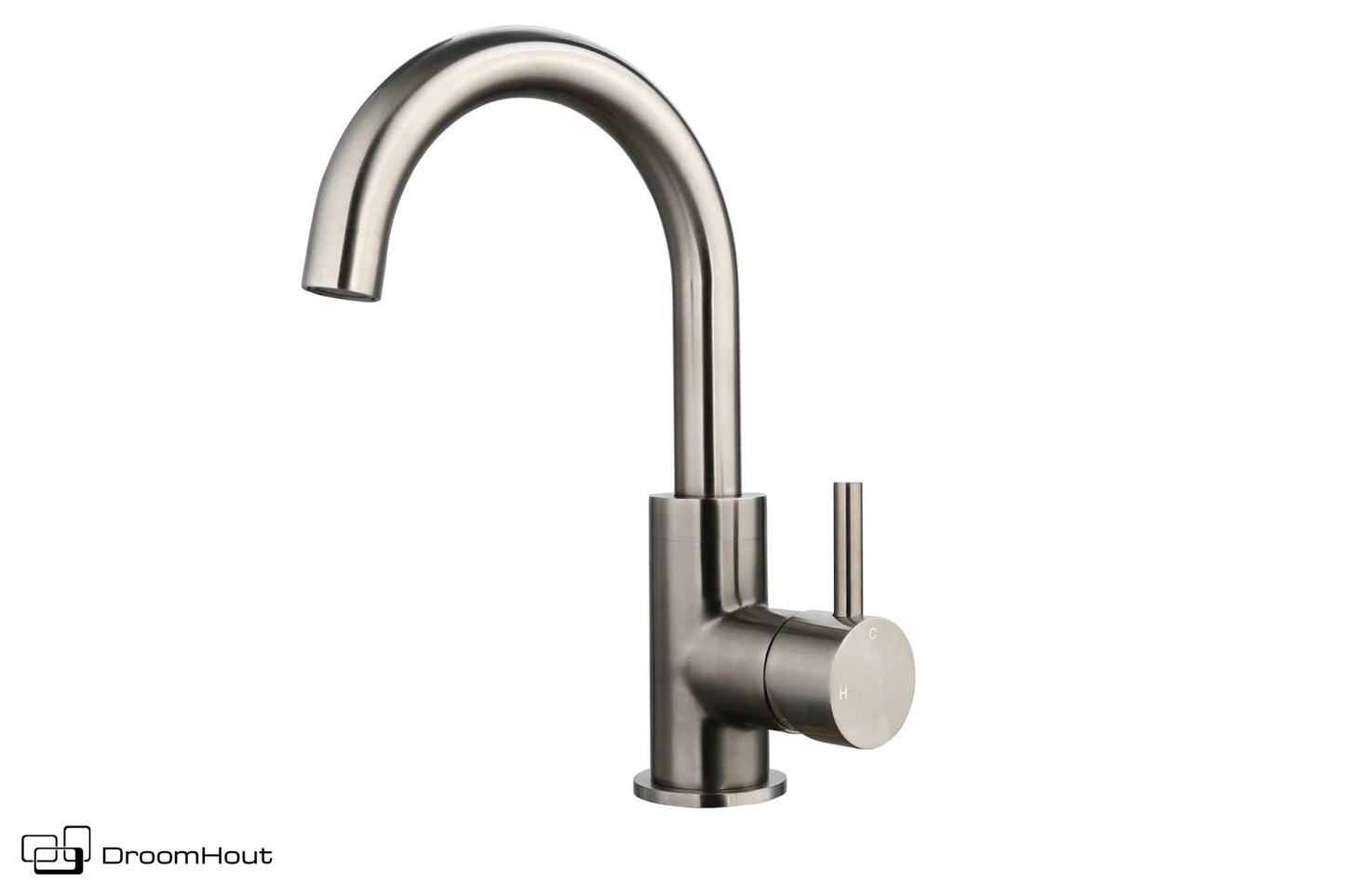 Wastafelmengkraan gun metal DroomHout