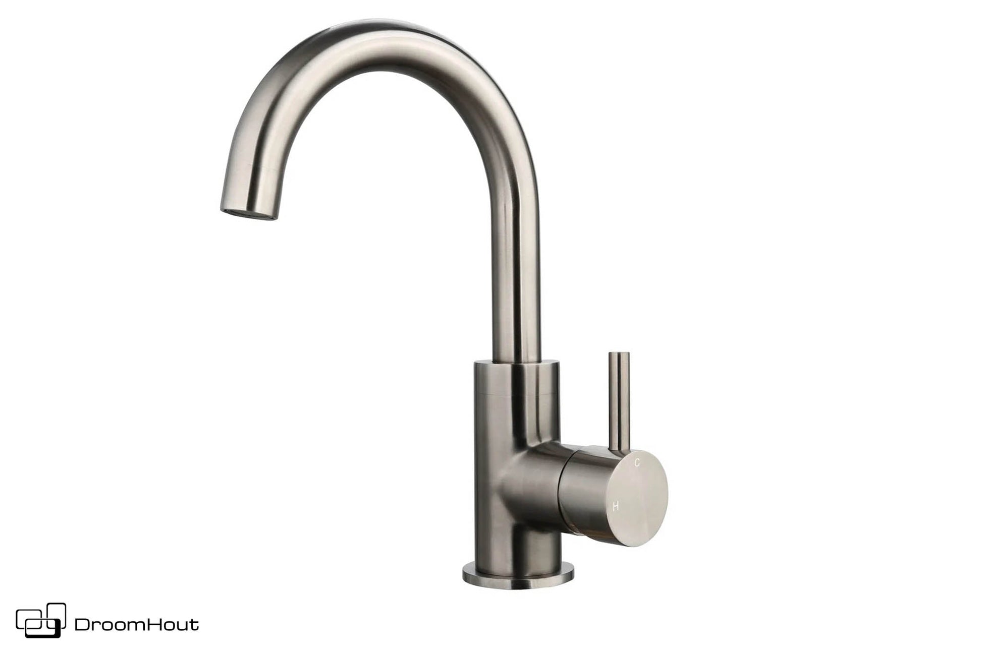 Wastafelmengkraan gun metal DroomHout