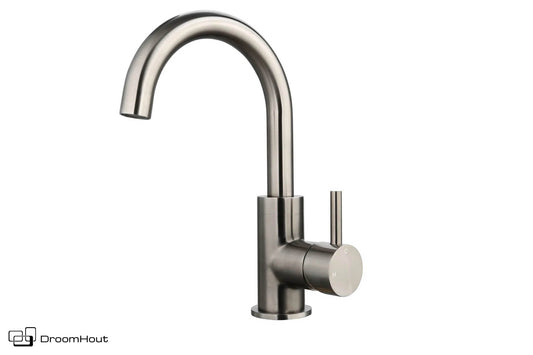 Wastafelmengkraan gun metal DroomHout