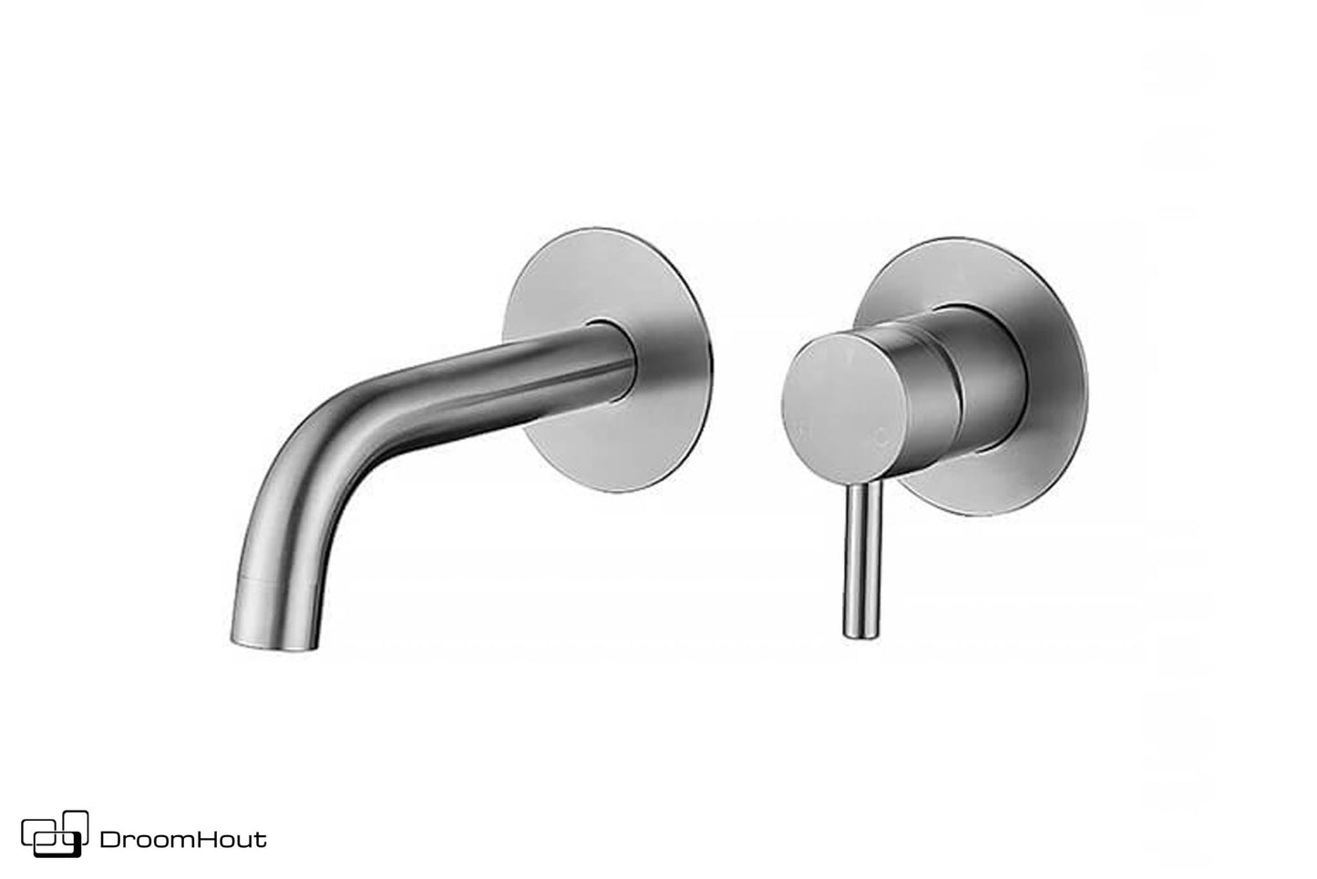 Wastafelmengkraan inbouw RVS DroomHout