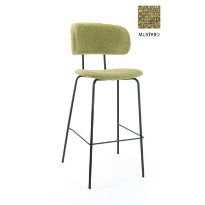 Workliving Werk- en woonkruk Hoog Society Bo - Boucle Mosterd -