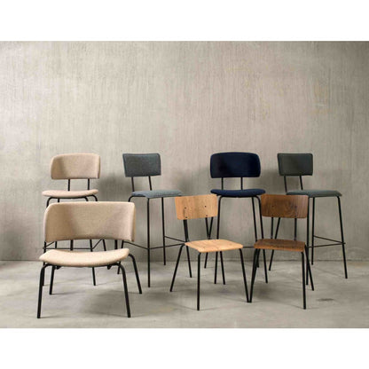 Workliving Werk- en woonkruk Hoog Society Bo - Boucle Petrol - Furniture > Chairs > Table & Bar Stools > Bar Stools
