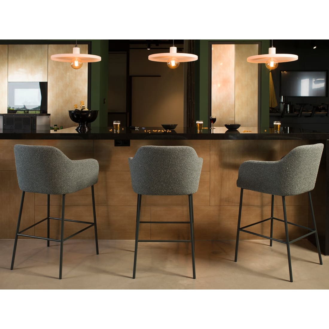 Workliving Werkwoon LoLa - Barkruk 78 cm - Mix & Match -