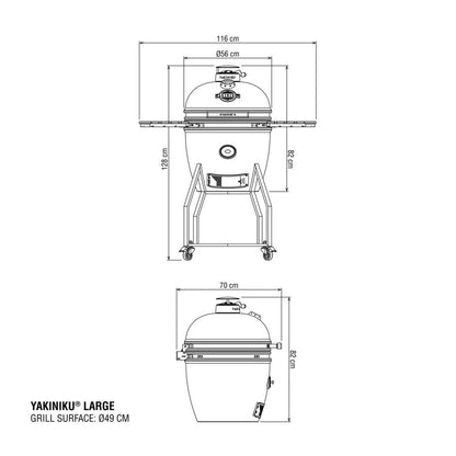 YAKINIKU LARGE Kamado Compleet